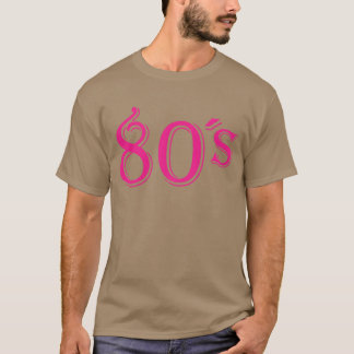 Camiseta Ropa Retro de los 80 Me Encantan los 80
