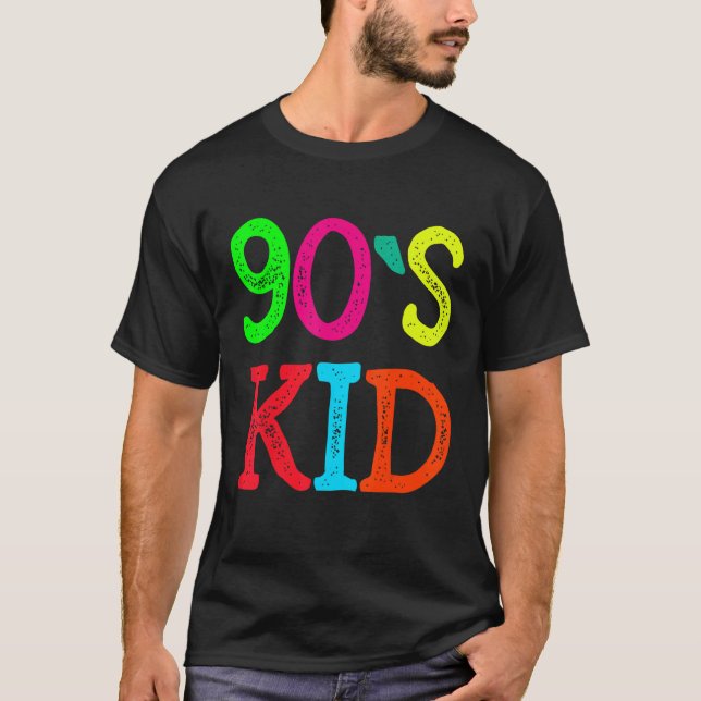 Camiseta Ropa retro infantil de 90 (Anverso)