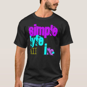 Camiseta Ropa simple de Lyfe: Aguamarina retra 8s