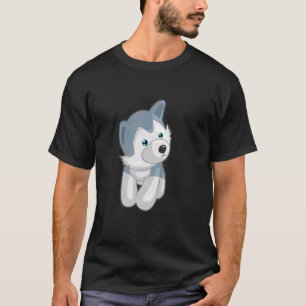 Camiseta Ropa simple de perro gris