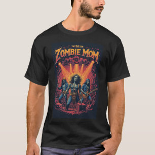 Camiseta Ropa Vintage Gráfica de Concierto de Mamá Zombie