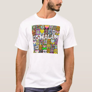 Camiseta Ropa y regalos retro psicodélicos de los 60 Shalom