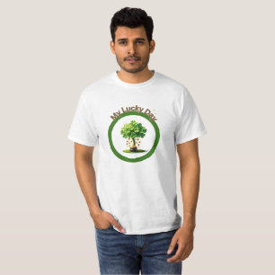 Camiseta Ropas afortunadas y monedas doradas