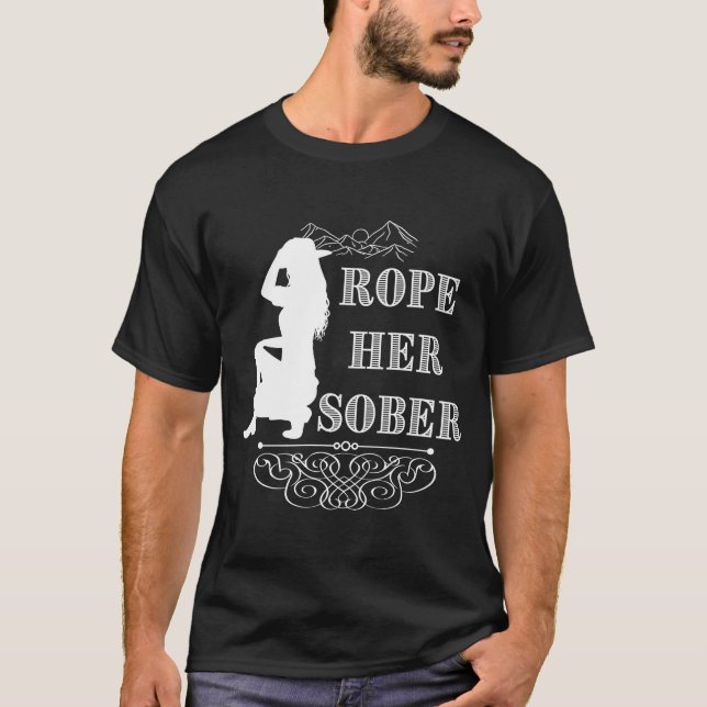 Camiseta Rope su Sobrio Aniversario A De La Vaquera Occiden (Anverso)