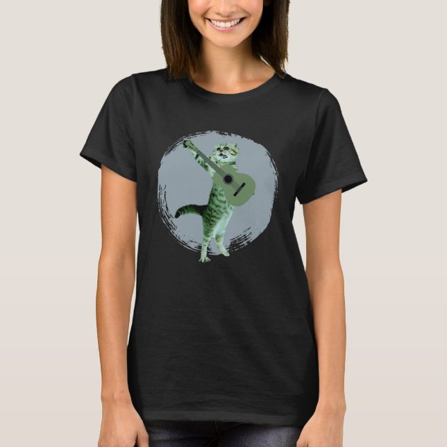 CAMISETA ROQUERO DE GATOS (Anverso)