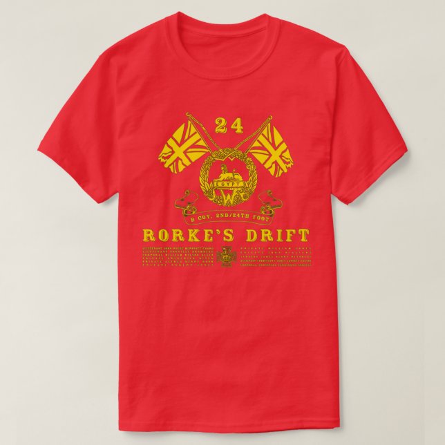 Camiseta Rorkes Drift Inspired By Zulu (Diseño del anverso)