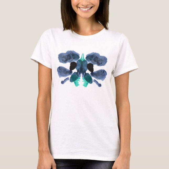 Camiseta Rorschach Inkblot Test. No me llames loca (Anverso)