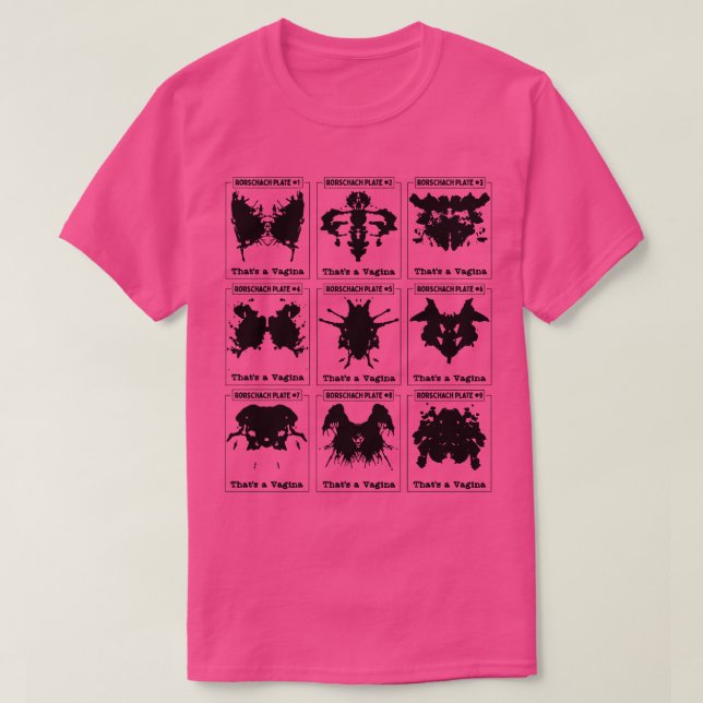 Camiseta Rorschach Probar todas las piezas de Lady (Diseño del anverso)