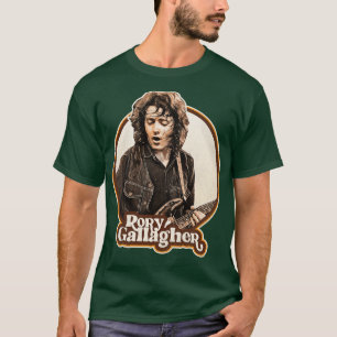Camiseta Rory Gallagher Tono retro sepia de los años 70