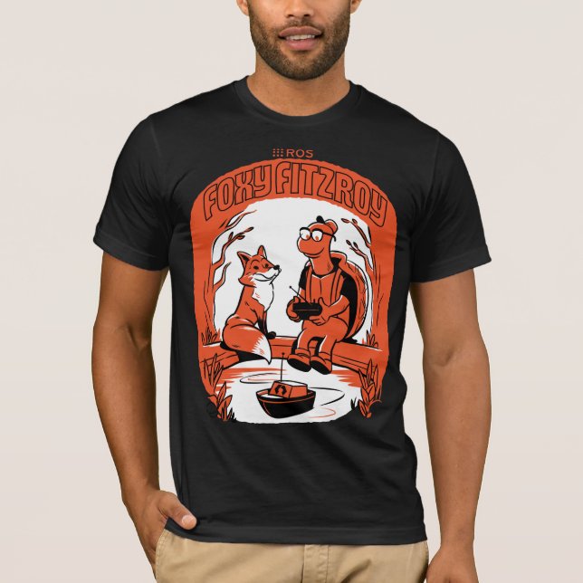 Camiseta ROS 2 Foxy Fitzroy (Anverso)