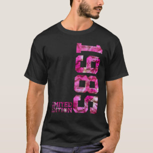 Camiseta Rosa 37 años 37 cumpleaños 1985