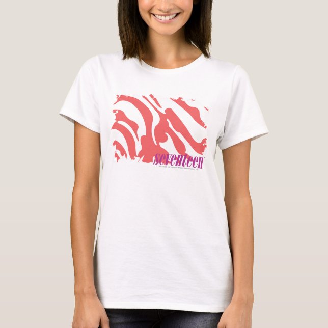 Camiseta Rosa 4 de la cebra (Anverso)