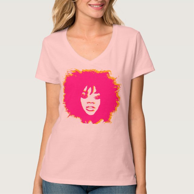 Camiseta Rosa africano (Anverso)