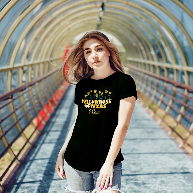 Camiseta Rosa amarilla de Texas - Jardín Rosa (Subido por el creador)