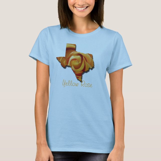 Camiseta Rosa amarillo (Anverso)