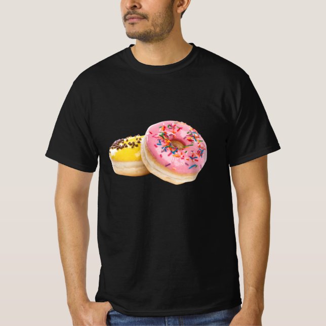 Camiseta Rosa Amarillo - Pista de Donut Rosada (Anverso)