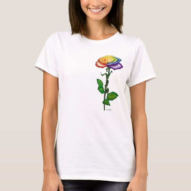 Camiseta Rosa Arcoíris (Anverso)