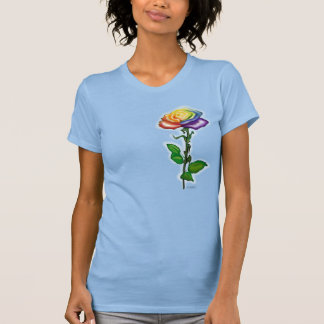 Camiseta Rosa Arcoíris Única