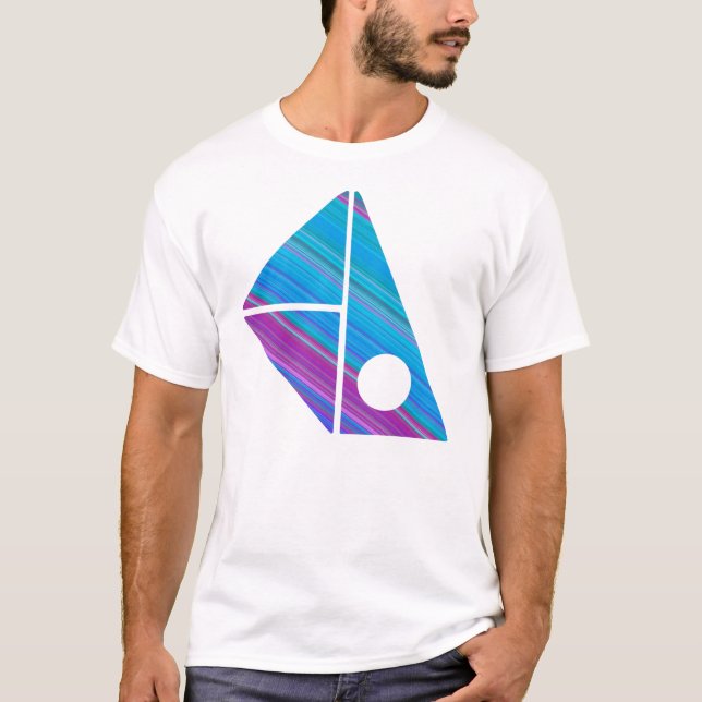 Camiseta Rosa azul (Anverso)