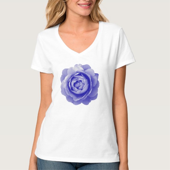 Camiseta Rosa azul (Anverso)