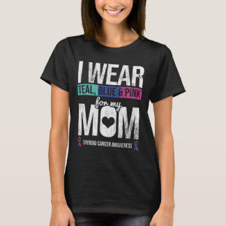 Camiseta Rosa Azul verde azulado Para Mamá Ri De Conciencia