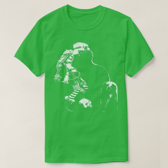 Camiseta Rosa blanca apocalipsis (Diseño del anverso)