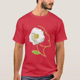 Camiseta Rosa Blanca Cherokee Símbolo del Sendero de Lágrim