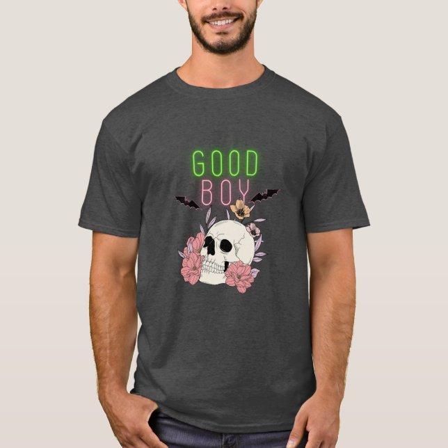 Camiseta Rosa Bold Halloween T (Anverso)