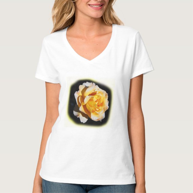Camiseta rosa bonito (Anverso)