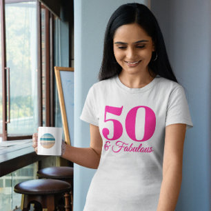 Camiseta Rosa Caliente 50 & Fabuloso