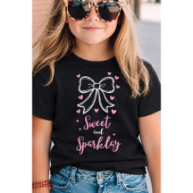 Camiseta Rosa Coquette con Lazo | Camiseta para Ni