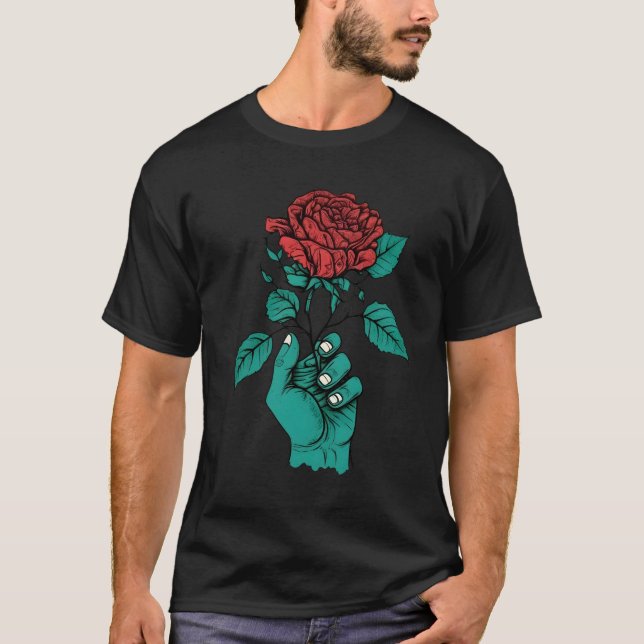 Camiseta Rosa creciendo dentro de mí (Anverso)