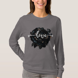 Camiseta Rosa de amor