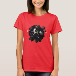 Camiseta Rosa de amor