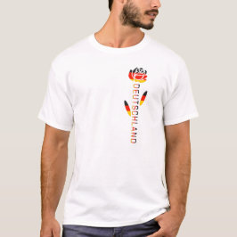 Camiseta Rosa de Bandera Alemana Deutschland