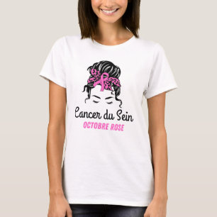 Camiseta Rosa de Cancer du Sein Octobre