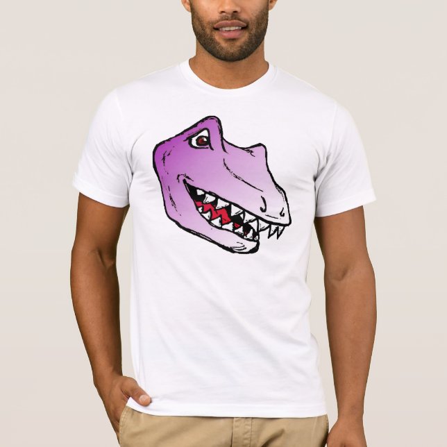 Camiseta Rosa de Dinosorio (Anverso)