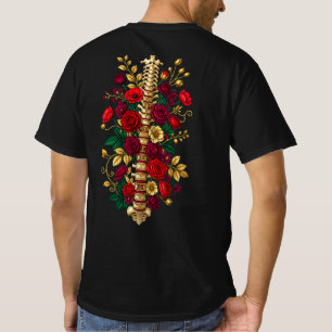 Camiseta Rosa de Espina que Florece a Través del Dolor Arte