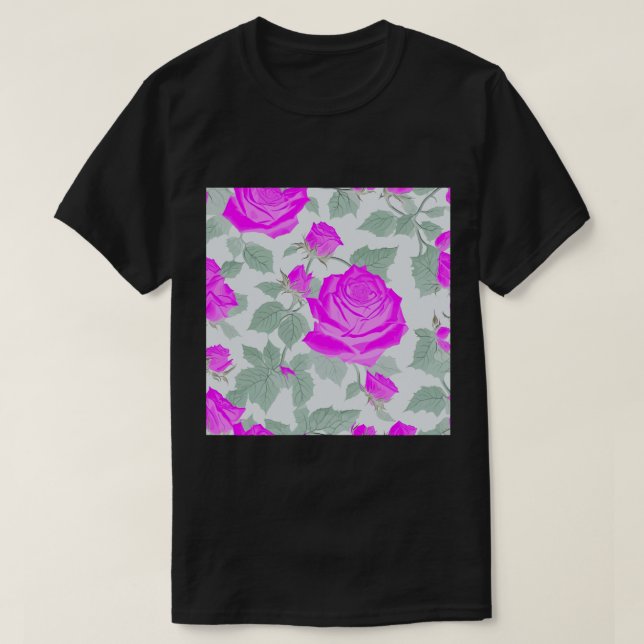 Camiseta Rosa de fantasma etéreo rosa (Diseño del anverso)