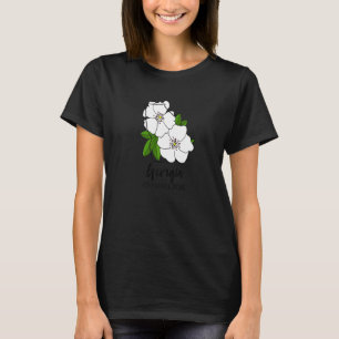 Camiseta Rosa de flores de Georgia Cherokee