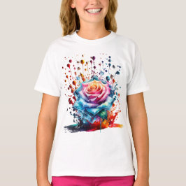 CAMISETA ROSA DE HIELO DROP DRIP ESTILADO POR HOODIO TRREAL