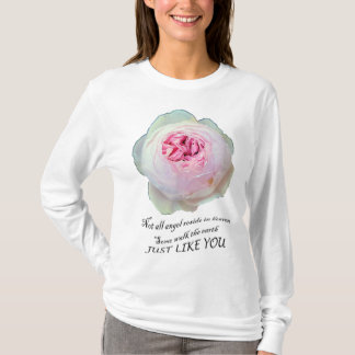 Camiseta Rosa de jardinería del Rosa del Jardín Inglés de l