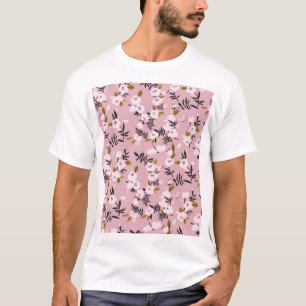 Camiseta Rosa de la flor del cerezo: primavera tensa