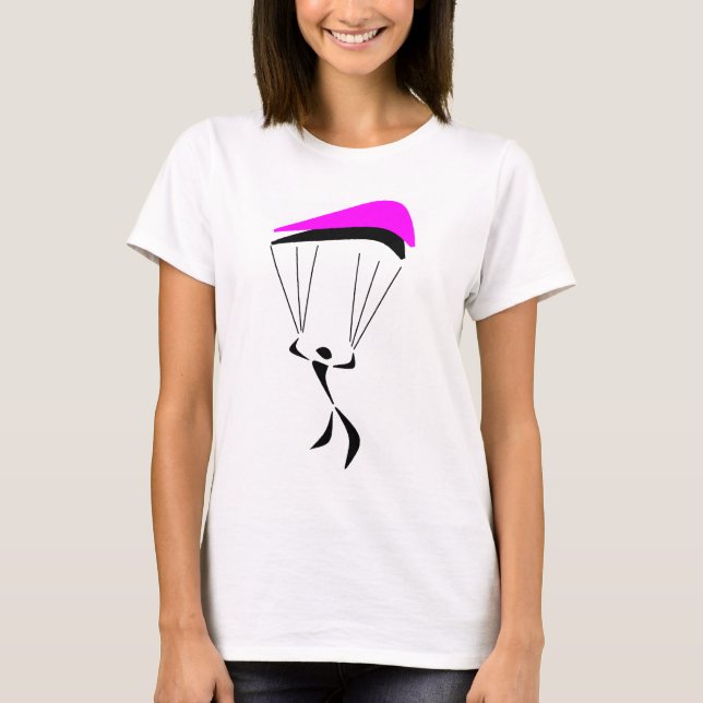 CAMISETA ROSA DE LA ZAMBULLIDA DEL CIELO (Anverso)