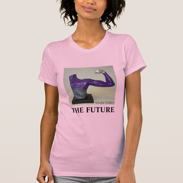 Camiseta rosa de las mujeres del FUTURO