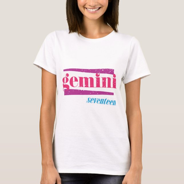 Camiseta Rosa de los géminis (Anverso)