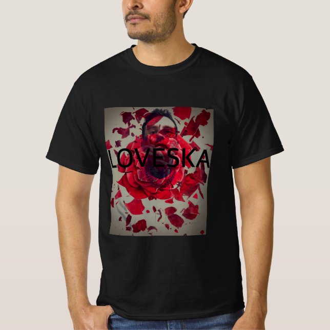 Camiseta Rosa de Loveska (Anverso)