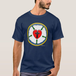 Camiseta Rosa de Lutero con relieve