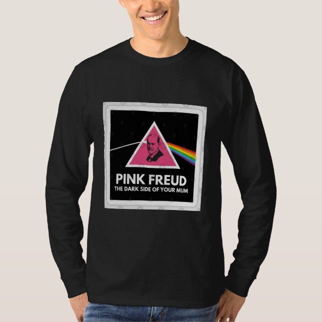 camiseta rosa de manga larga (Anverso)