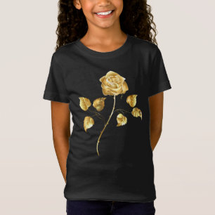 Camiseta Rosa de oro (rosa de oro)